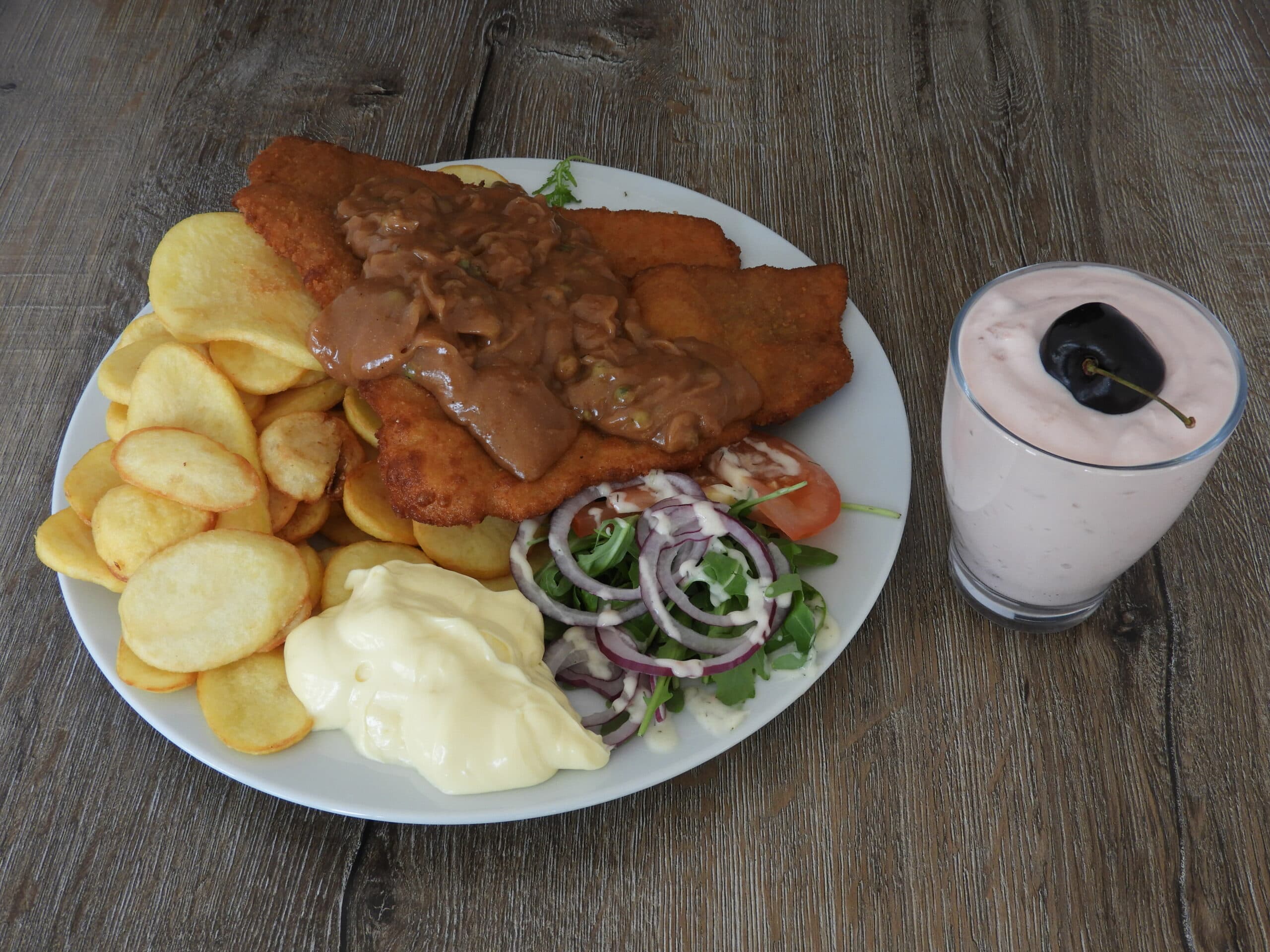 Overwerk Maaltijd Schnitzel